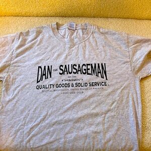 Dan the sausage man T shirt